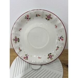 Vintage Mikasa Country Classics Roseland Pattern Saucer